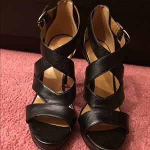 NINE WEST CRISS CROSS HEELS